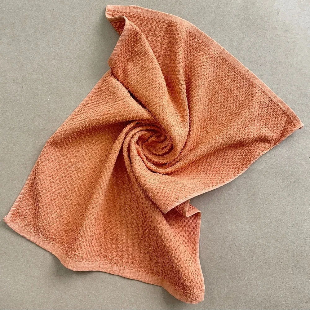 Cotton Hand Towel, Orange
